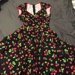 Pinup Couture Cherry print vintage dress